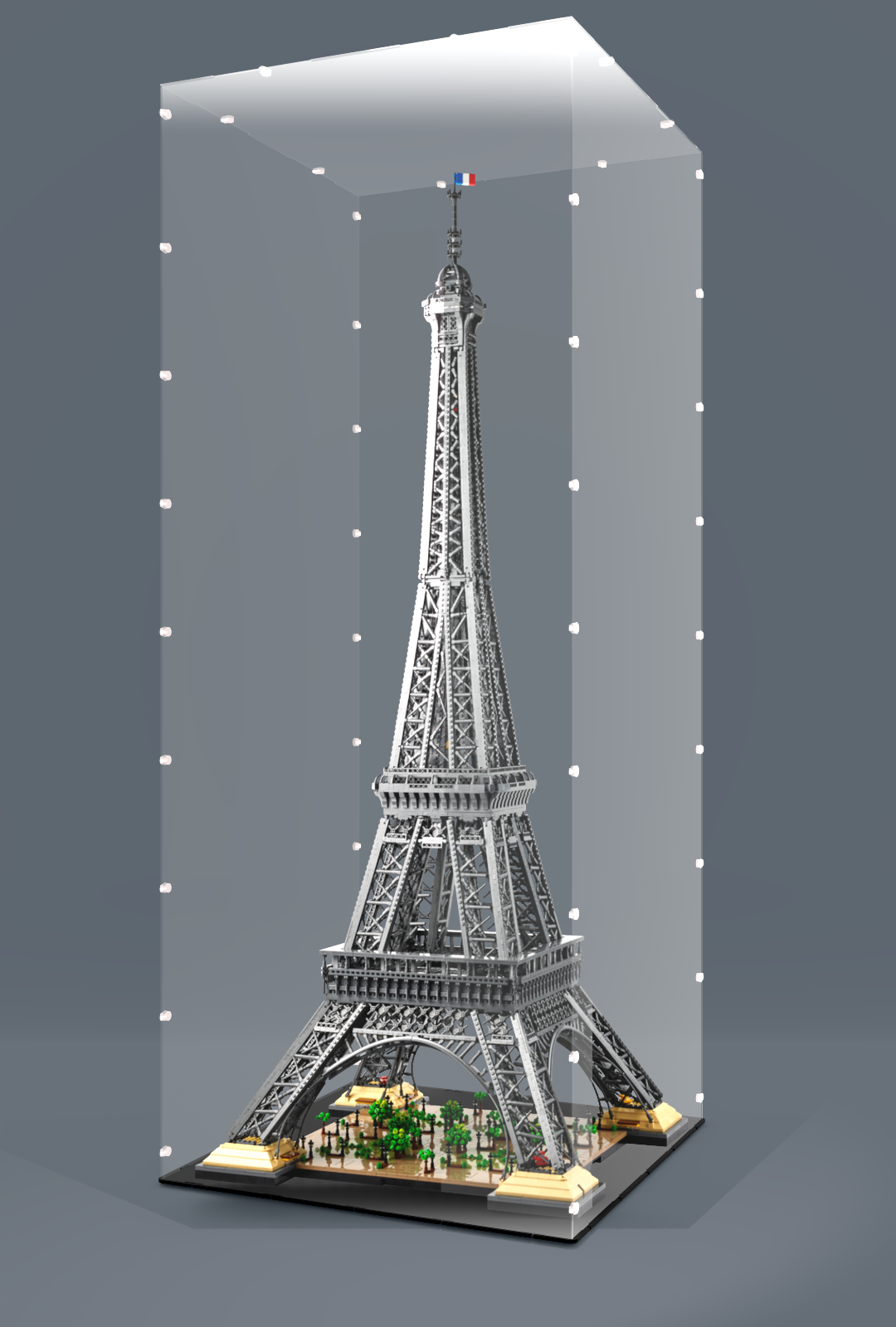 Acrylglas Vitrine Lego® Modell Icons  Eiffelturm 10307