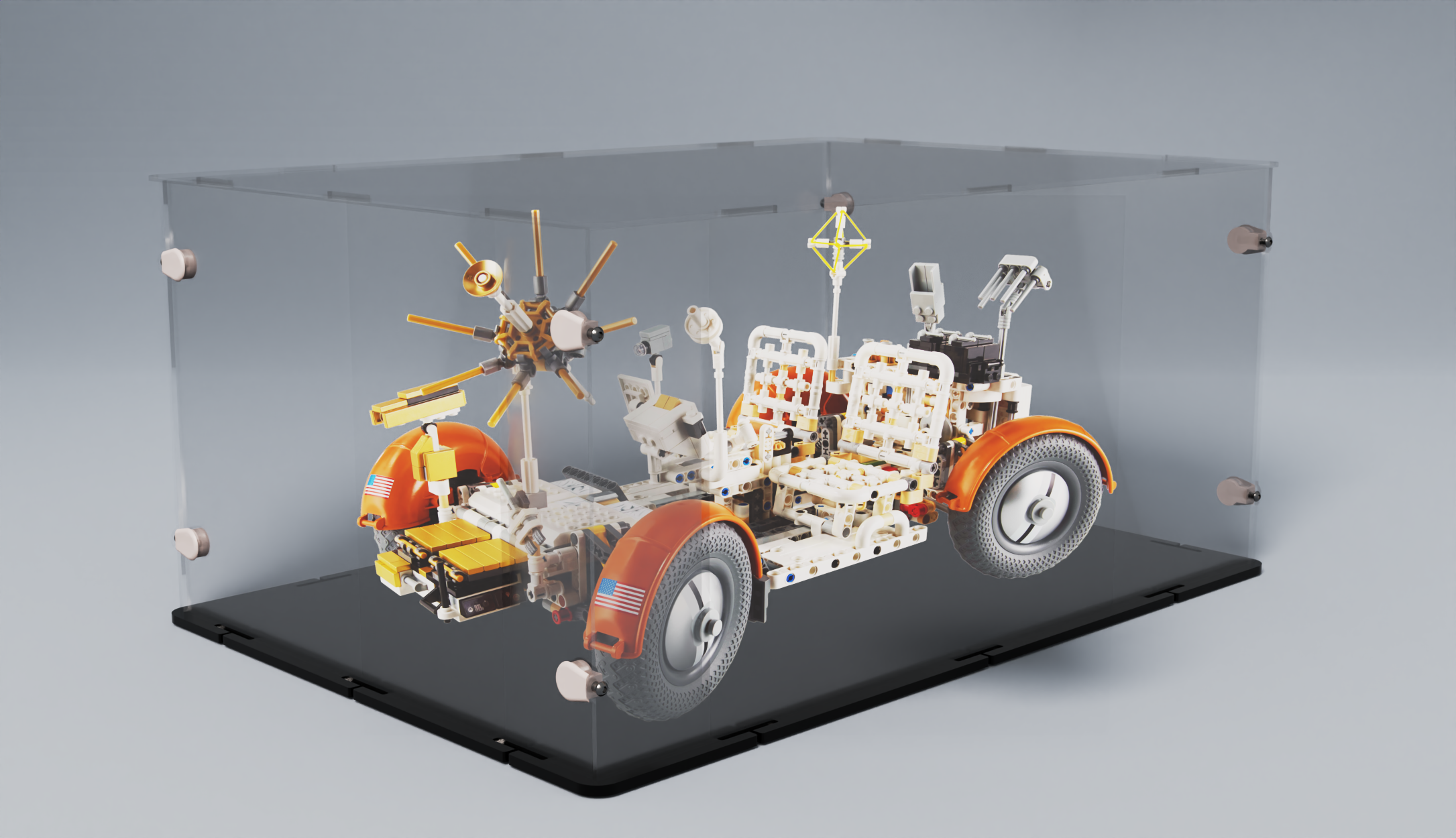 Gablota akrylowa z pokrywą do LEGO® NASA Apollo Lunar 42182