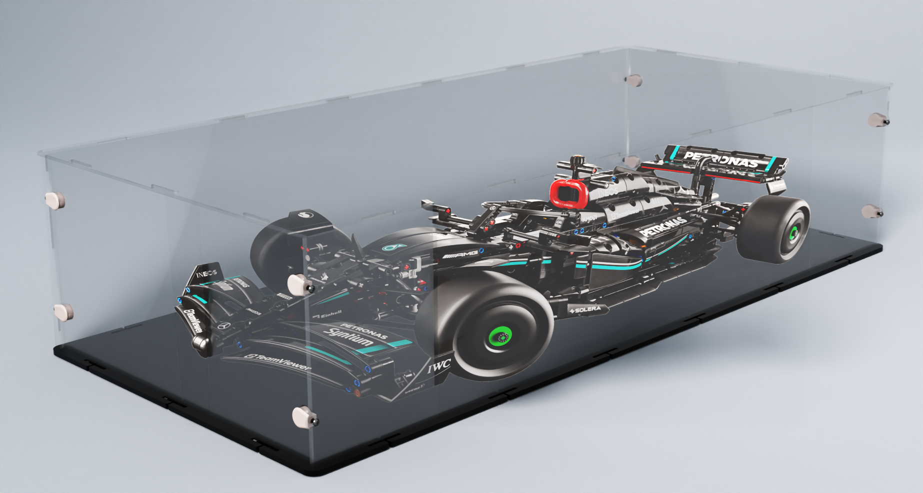 Gablota z pleksi z pokrywą do LEGO® Technic Mercedes-AMG F1 W14 E Performance 42171